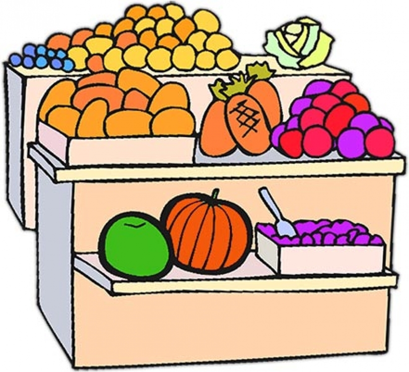 820x747 Fruit Stand Clipart Clip