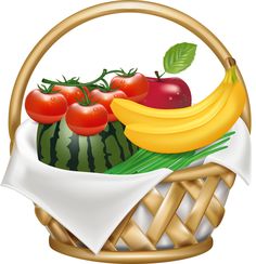 236x244 Fruit Basket Png Clipart Clip Art