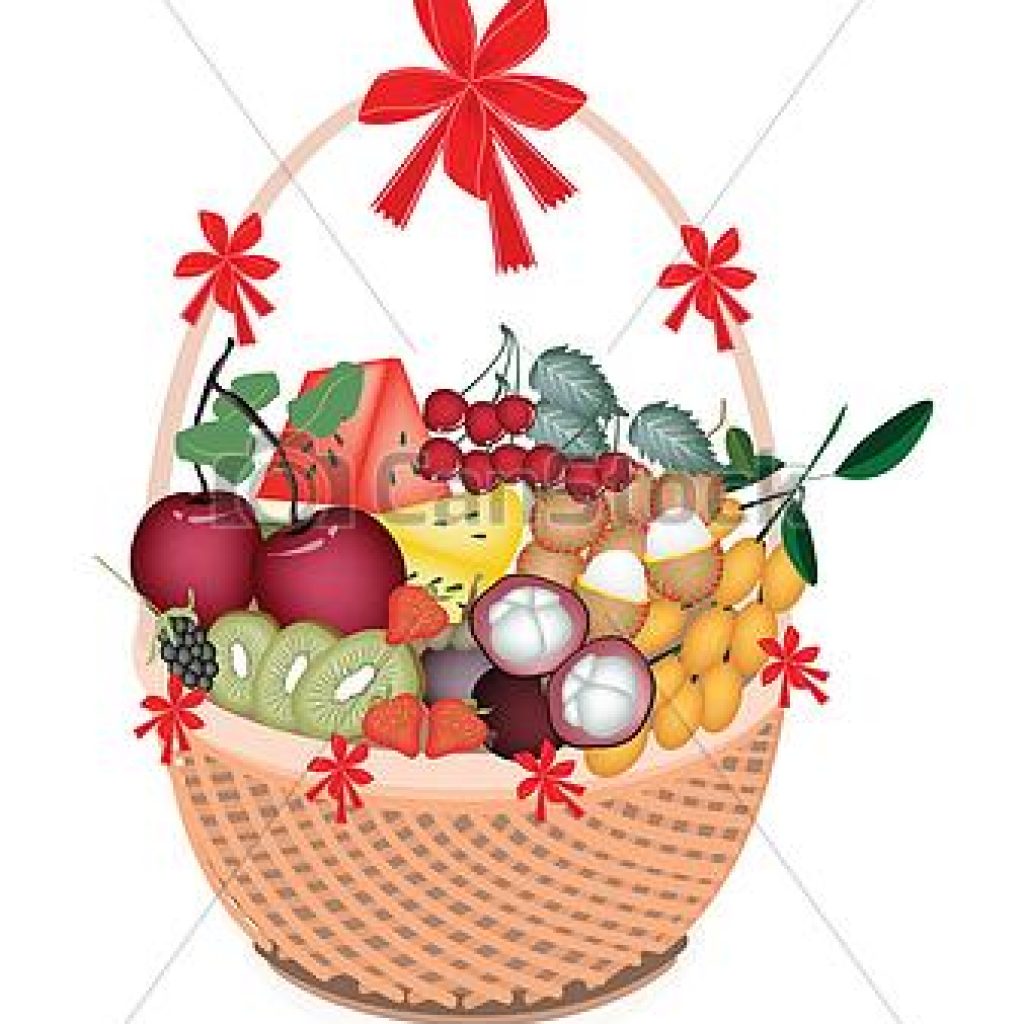 1024x1024 Gift Basket Clip Art Apple Clipart