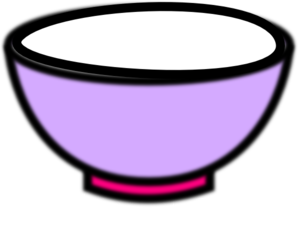 298x243 Purple Bowl Clip Art