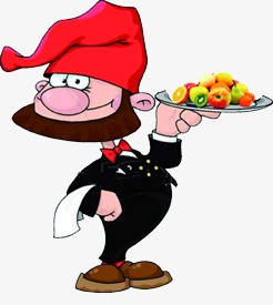 246x275 Waiter, Cartoon, Fruit Salad, Health Services Png Image