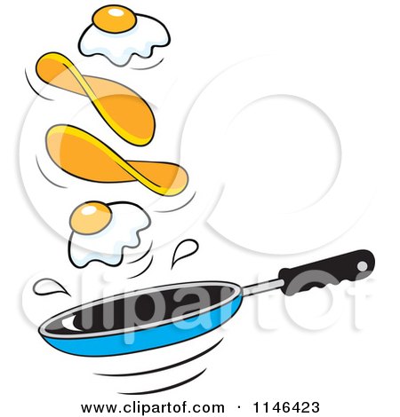 450x470 Royalty Free (Rf) Frying Pan Clipart, Illustrations, Vector