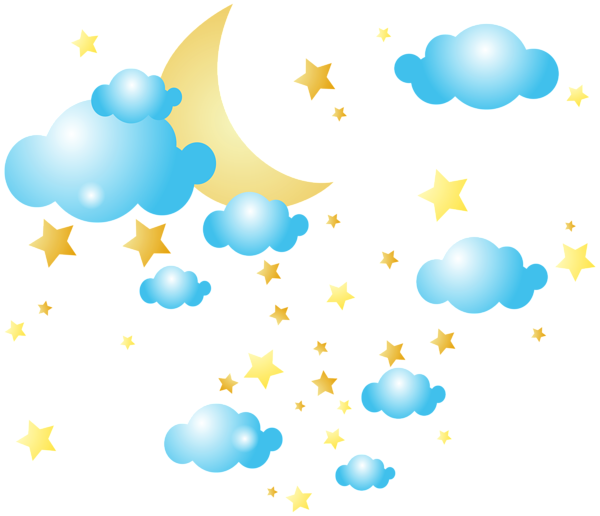 600x516 Full Moon Cloud Clip Art