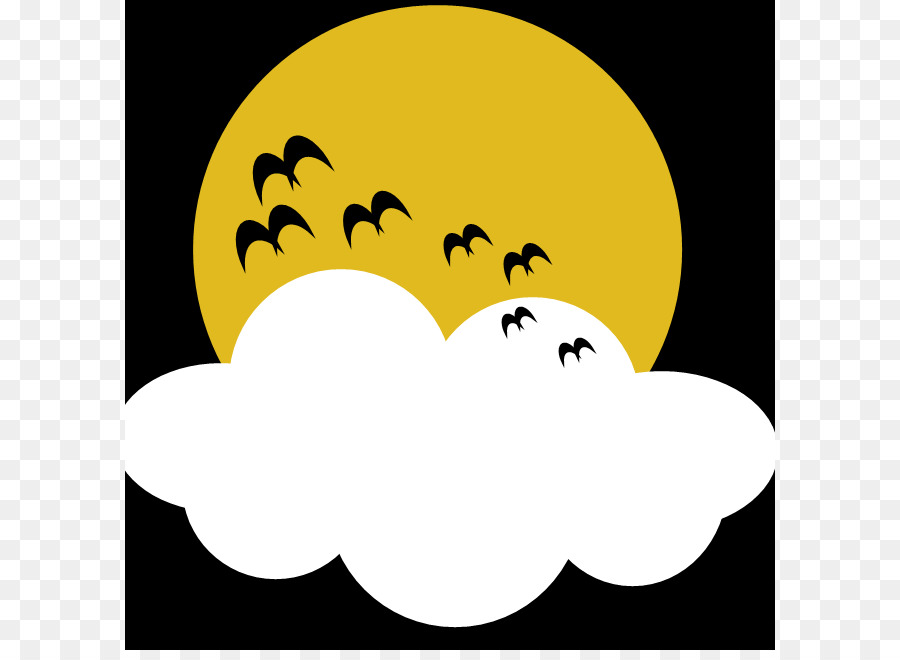 900x660 Full Moon Halloween Clip Art