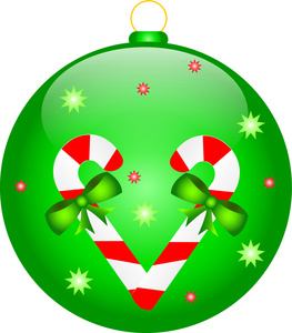 263x300 Green Christmas Tree Ornament Free Clip Art Baubles Clipart
