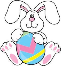 236x254 Easter Bunny Holding A Big Easter Egg. Easter Clipart Ideas