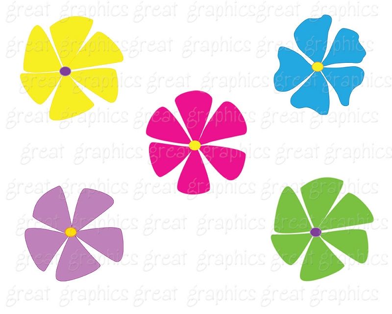 800x640 Funky Flower Clip Art Clip Art Flower Clip Art Retro Flower