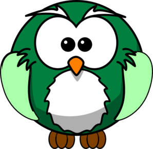 298x291 Funky Owl Clip Art