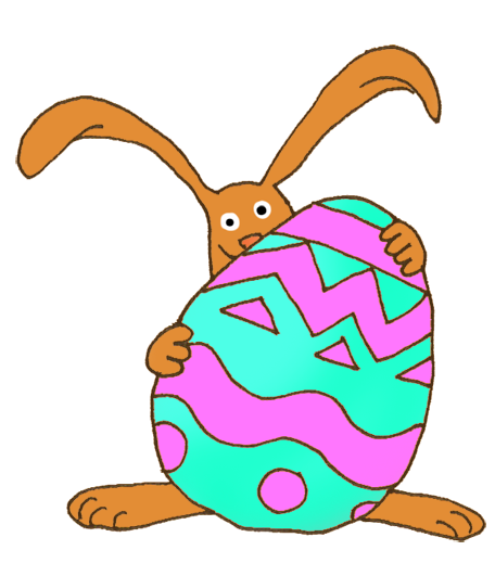456x531 Funny Easter Bunny Clipart