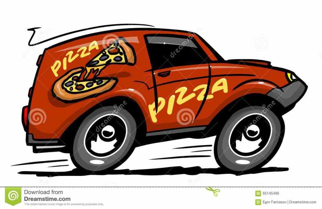 1027x665 Pizza Delivery Car Clipart Free Download Clip Art Funny Toon Van