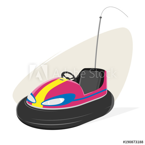 500x500 Funny Bumper Car Clipart