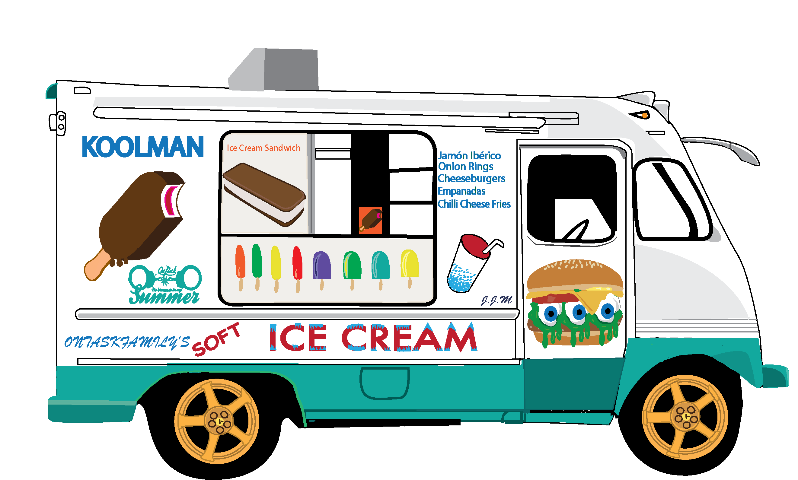 2644x1591 Best Ice Cream Truck Clip Art