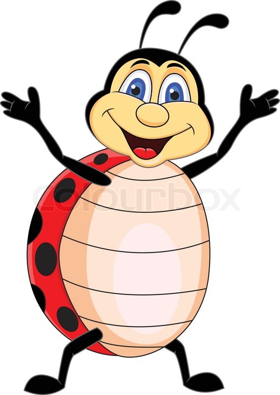 567x800 Funny Ladybug Cartoon Stock Vector Colourbox