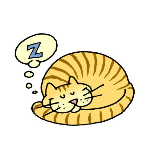 500x500 Funny Cat Sleeping Clip Art 937841