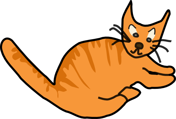 600x407 Silly Cat Cliparts