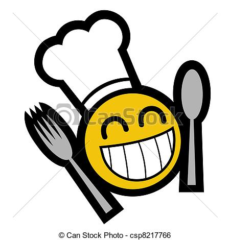 450x470 Funny Design Of Smile Chef Clip Art Vector