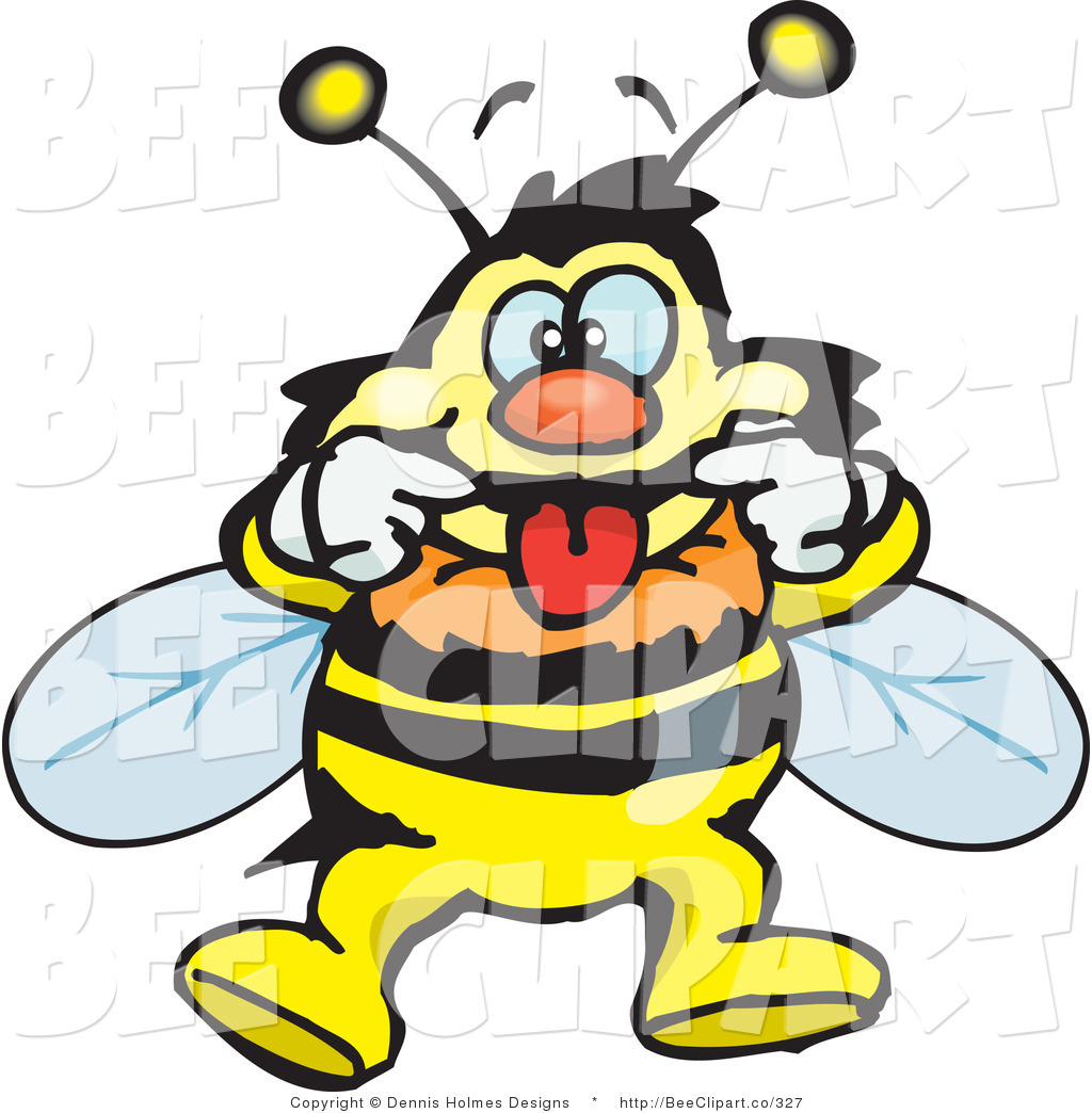 1024x1044 Vector Clip Art Of A Bee Making A Funny Face By Dennis Holmes