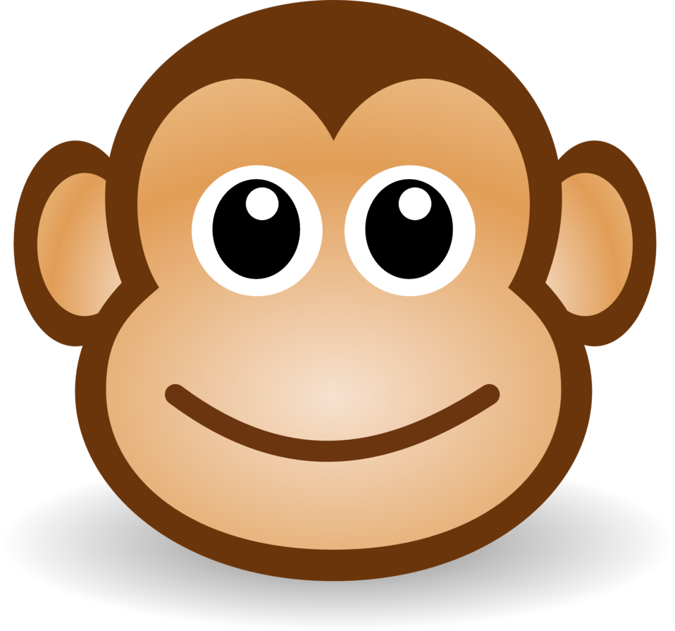 958x895 Public Domain Clip Art Image Funny Monkey Face Id