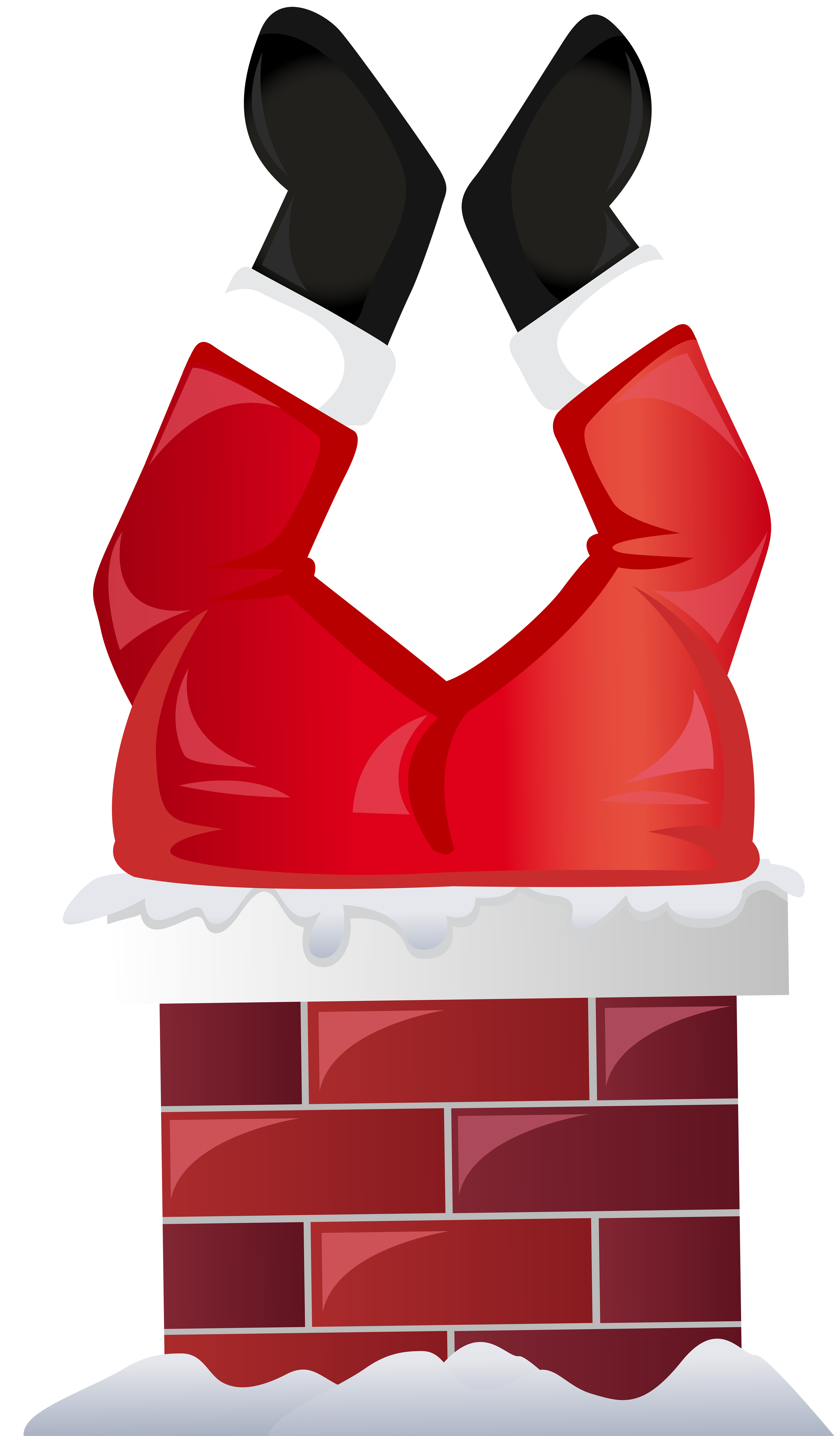 4681x8000 Funny Santa In Chimney Transparent Png Clip Artu200b Gallery
