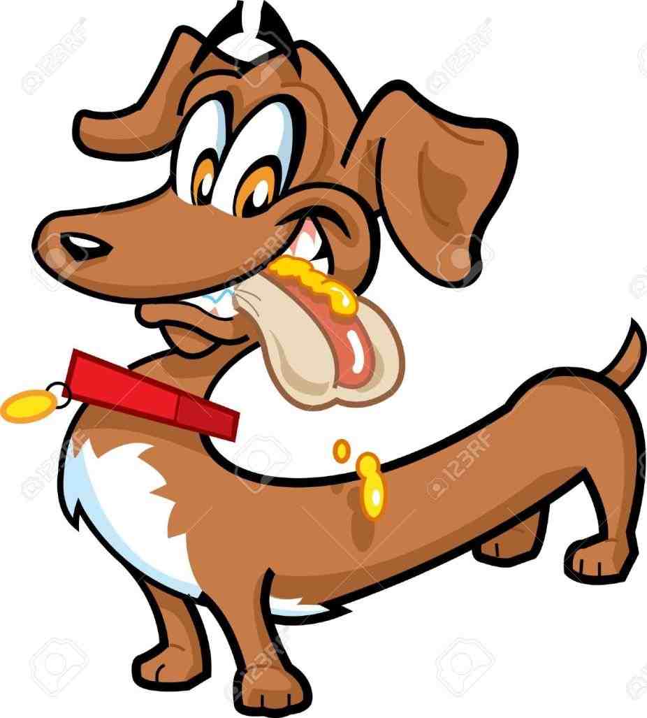 926x1027 Cartoon Dog Royalty Free Clip Art Image Funny Happy Dachshund