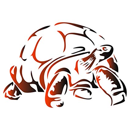 425x425 Tortoise Stencil
