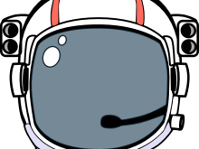 220x165 Astronaut Helmet Clipart Outer Space Galaxy Astronaut Helmet
