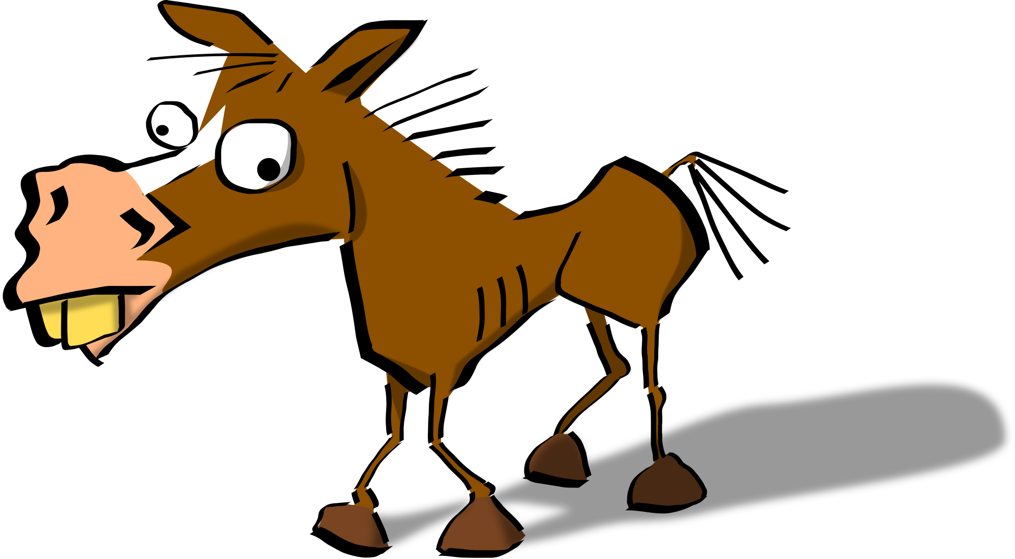 2000x1103 Clip Art Horse Clipartsiip