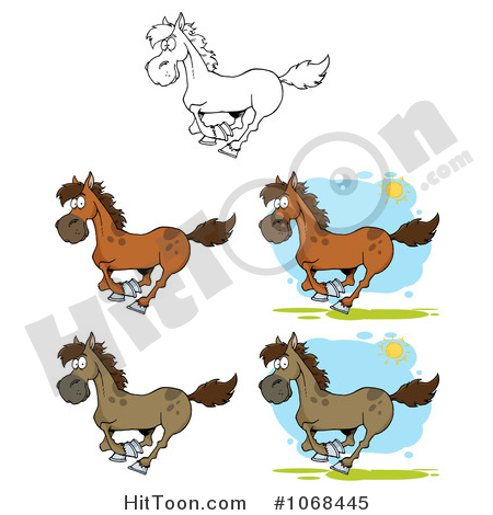 450x470 Horses Clipart