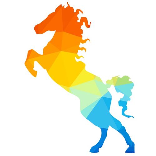 500x500 7403 Running Horse Silhouette Clip Art Free Public Domain Vectors