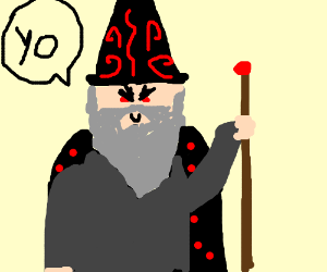 300x250 Gandalf Clipart Dark Wizard