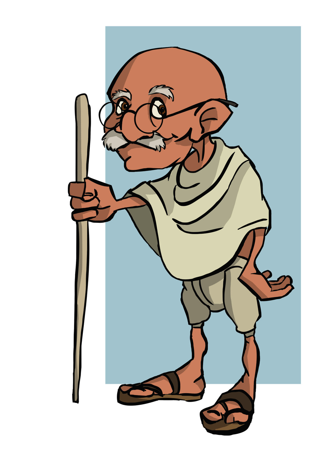 1024x1448 Explore Gandhi Cartoon