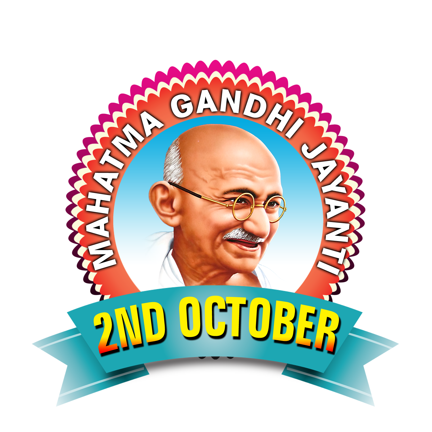 1500x1500 Mahatma Gandhi Jayanti Hd Image For Free Download, Mahatma Gandhi