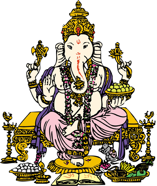 501x595 Fun2fun Clip Art Ganesh Ji