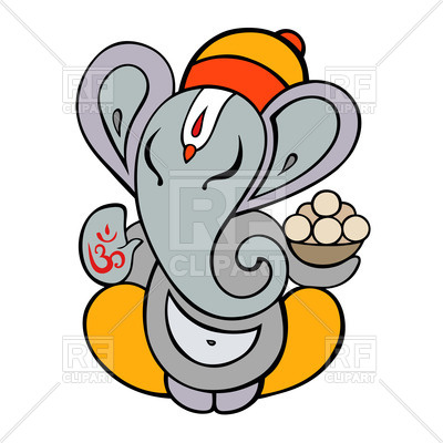 400x400 Hindu God Ganesha Vector Image Vector Artwork Of Signs, Symbols