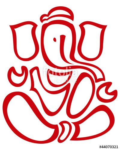 400x500 Collection Of Ganesha Clipart Red High Quality, Free