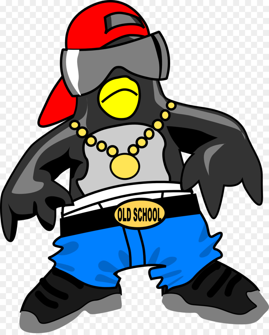 900x1120 Penguin Hip Hop Music Rapper Clip Art