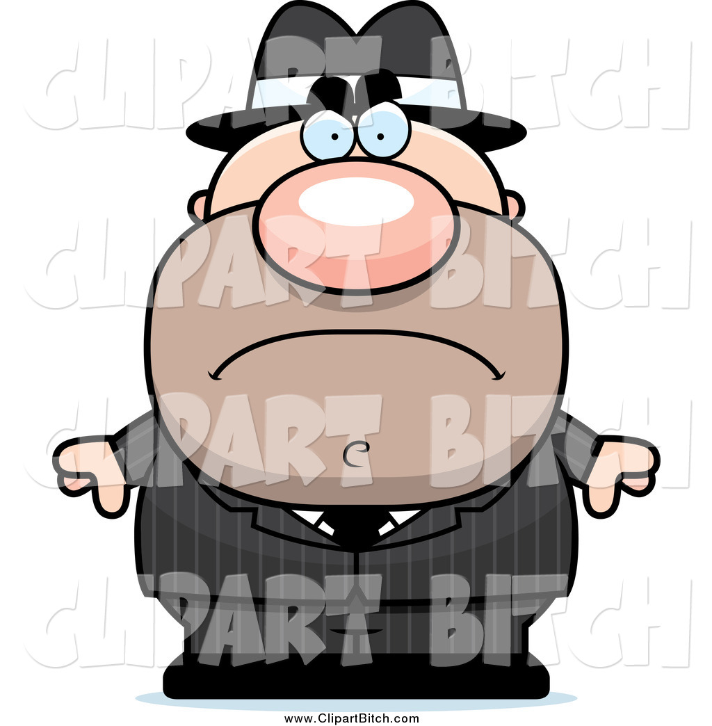 1024x1044 Clip Vector Cartoon Art Of A Mad Mobster Man By Cory Thoman