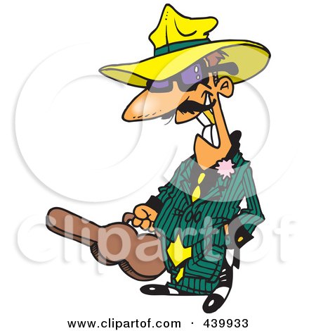 450x470 Royalty Free (Rf) Clip Art Illustration Of A Cartoon Gangster