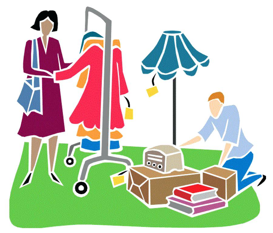 900x768 Rummage Sale Clipart