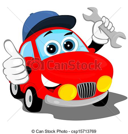 450x470 Car Repair Garage Clipart