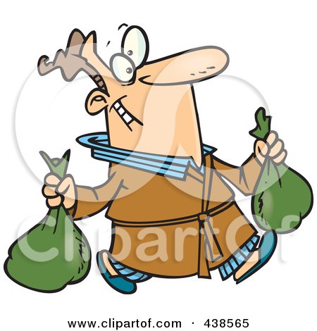 450x470 Royalty Free (Rf) Clip Art Illustration Of A Cartoon Happy Garbage