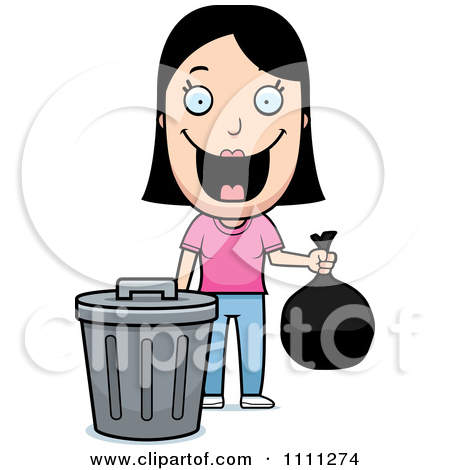 450x470 Taking The Trash Out Clipart