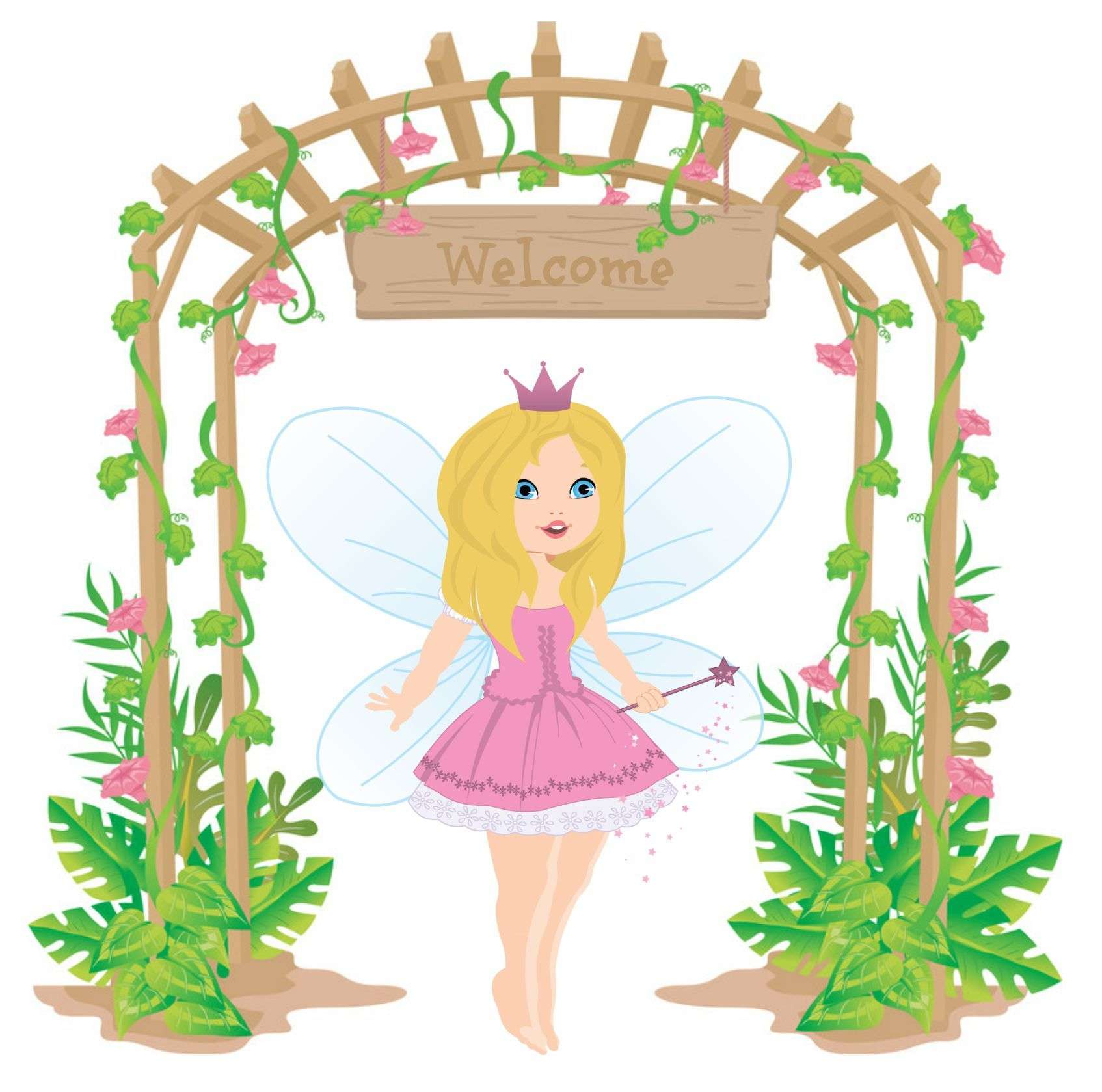 1694x1679 Collection Of Fairy Garden Clipart High Quality, Free