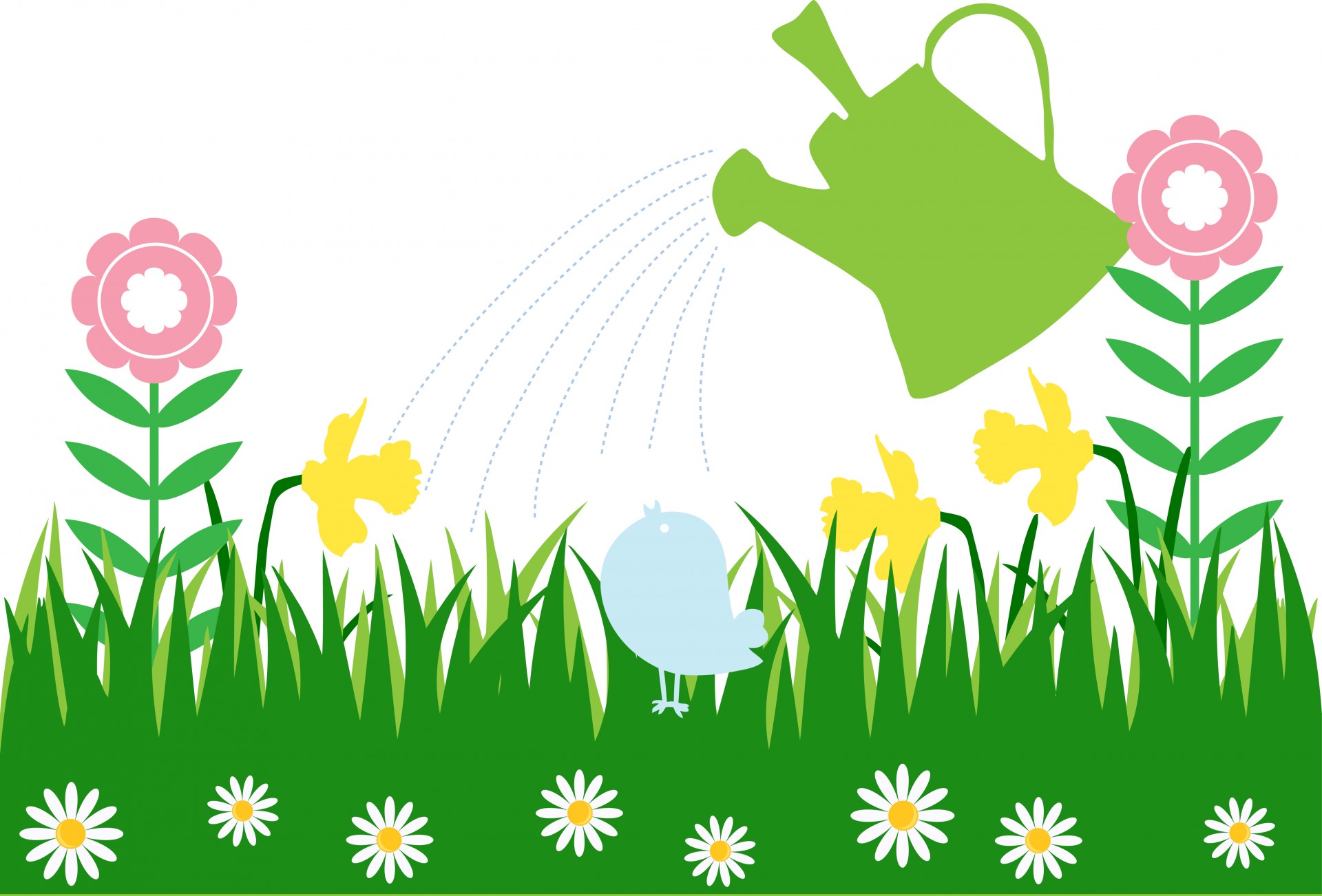 1920x1302 Spring Flower Garden Clip Art Mydrlynx