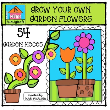350x350 Garden Flower Clipart Teaching Resources Teachers Pay Teachers