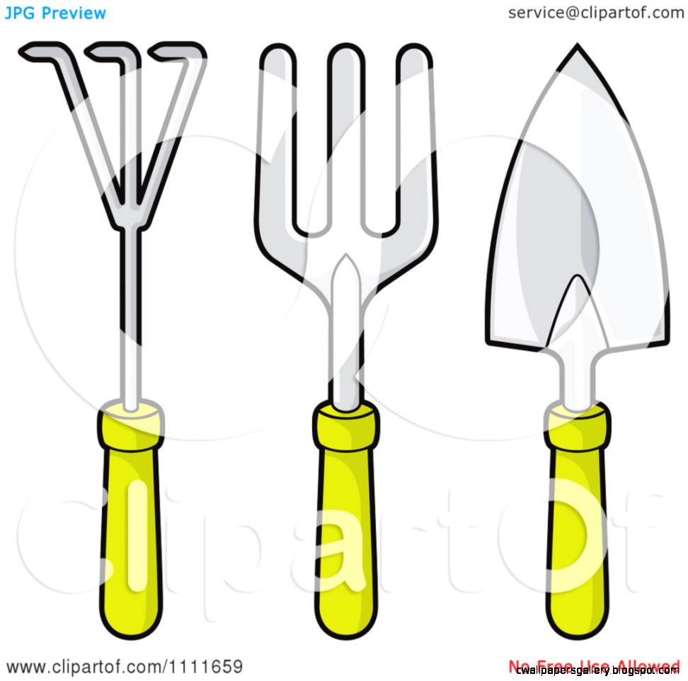 972x962 Garden Tools Clip Art