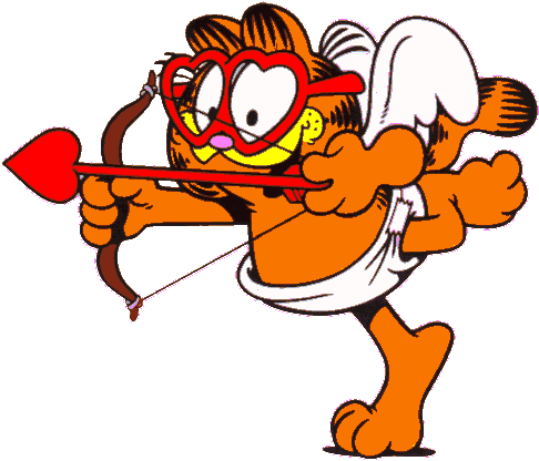 486x416 Garfield Clipart Valentine