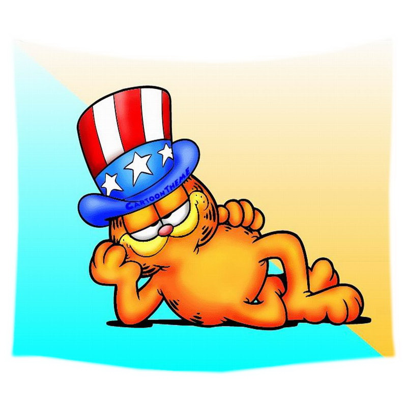 800x800 2017 New Garfield Design Wall Hanging Tapestry Fashion Wall Art