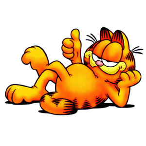 300x300 Clip Art Of Garfield The Cat Clipart Panda
