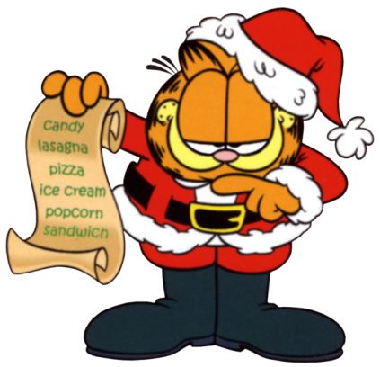 423x408 Collection Of Garfield Christmas Clipart High Quality, Free